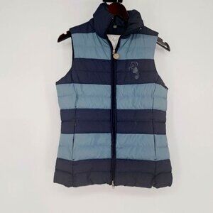 Cavallino Marino‎ Color block Stripe Equestrian  Puffer Vest Size Small
